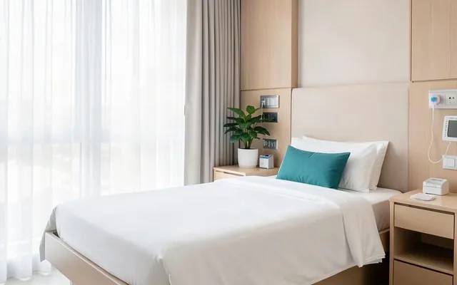 Patient room during a healthcare journey in Istanbul